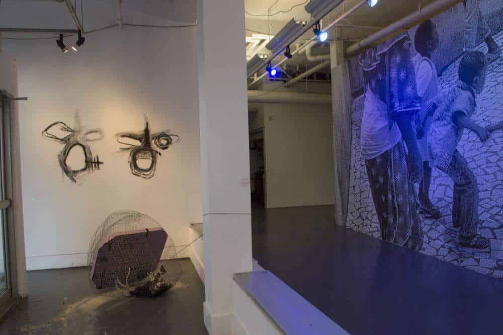 Installation View: Between Beauty and Decay, Artspace New Haven, December 2, 2017-February 24, 2018; Artspace.