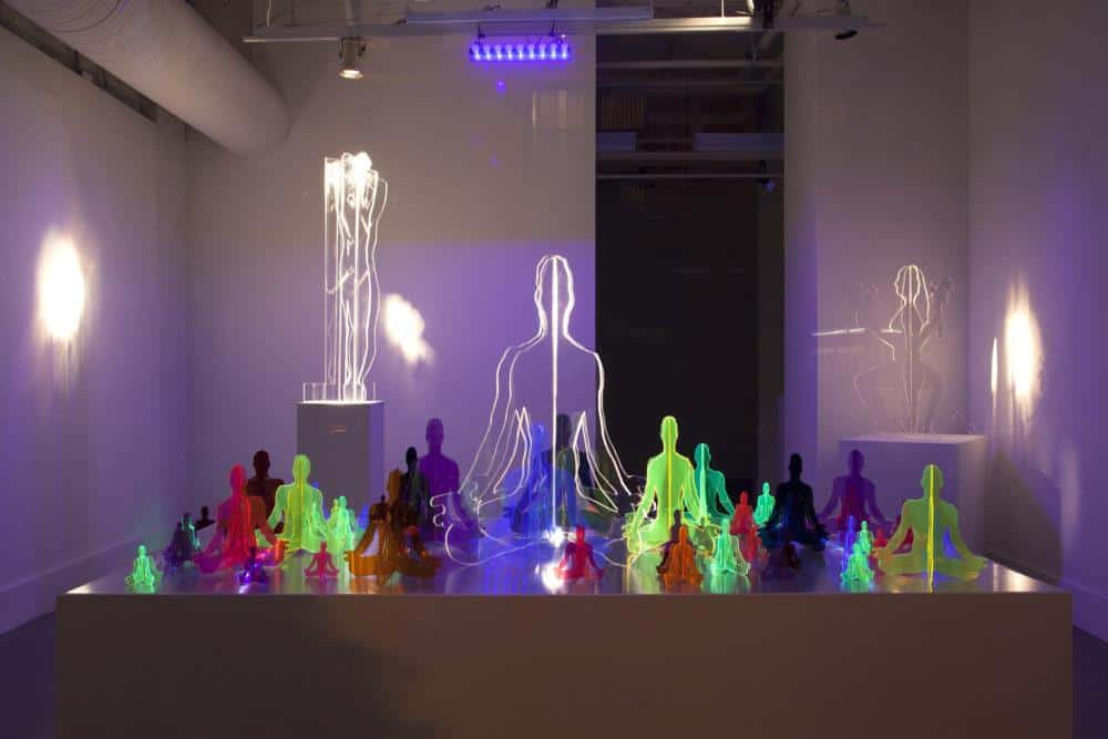 Jonathan Weinberg, installation view of 49+; Jessica Smolinski.